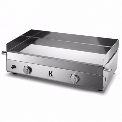 Plancha GAZ K inox 2 feux - Krampouz