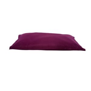 Pouf Big Bag 125x175 AUBERGINE, toile polyester 220gr "perforée", usage piscine