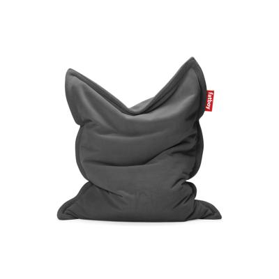 Original Slim Teddy Pouf extra doux coloris anthracite Fatboy