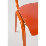 Chaise BACK TO SCHOOL HPL ORANGE ZUIVER