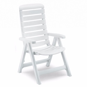 Fauteuil pliant CLEOPATRA blanc - Scab Design