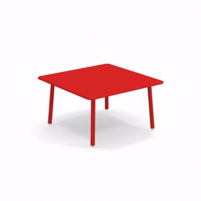 Table basse Darwin - rouge - 70 x 70 cm - EMU