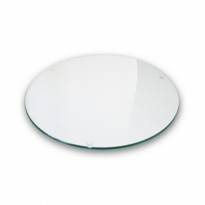 Option verre clair Ø110 pour table CIGALE épaisseur 6mm - Kok