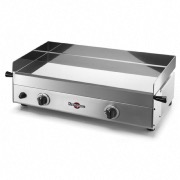 Plancha GAZ inox design 2 feux - Krampouz