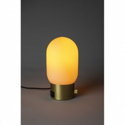 Lampe URBAN CHARGER couleur gold Verre de couleur opale acide Zuiver 