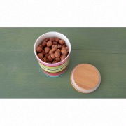 Petite boîte en porcelaine avec couvercle en bambou "Verano" - 275 ml