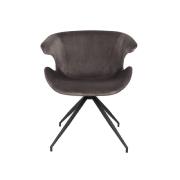 Fauteuil MIA Gris - ZUIVER