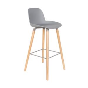 Tabouret de bar ALBERT KUIP GRIS CLAIR - 75 cm