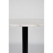 Table Marbre King 90' Zuiver, pied coloris noir