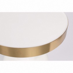 Table d'appoint GLAM - blanche - ZUIVER