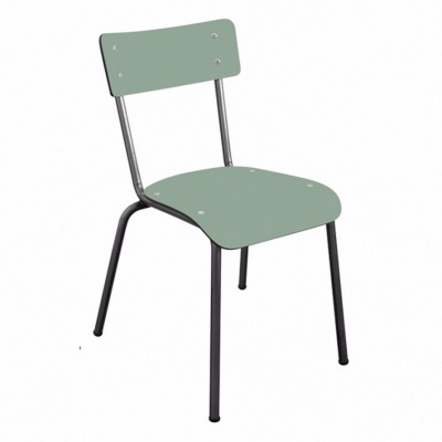 Chaise Adulte Suzie – Kaki et Pieds Bruts - LES GAMBETTES