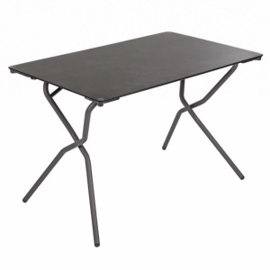 TABLE RECTANGLE Anytime HPL Volcanic - 68 x 110 cm - LAFUMA