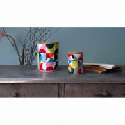 Boîte en porcelaine avec couvercle en bambou "Solena" - 1,25l