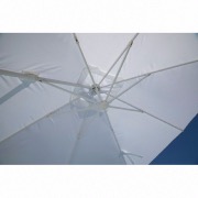 Parasol déporté 3 x 3 m Pendulaire Blanc/blanc - Océo