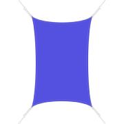 Voile Easy Sail rectangulaire 3x4,5m coloris Bleu