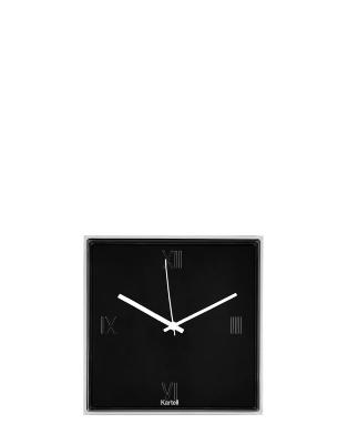 Horloge TIC-TAC noire 30x30cm Kartell