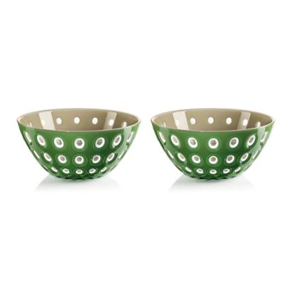 Set De 2 bols Ø12cm "Le Murrine" - Vert/Beige - Guzzini