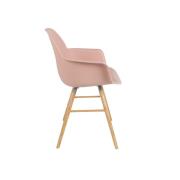 Fauteuil ALBERT KUIP coloris vieux rose - ZUIVER