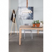 TABLE STORM 220X90 cm EN PLATEAU MDF COLORIS NATUREL ZUIVER