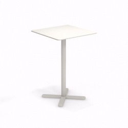 Table haute pliante Darwin - 70 x 70 x 105 cm - blanc - EMU