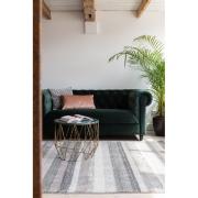 Coussin SPENCER rectangulaire 60x30cm coloris vieu rose tissu en 39 % Viscose, 31 % coton, 30 % acry