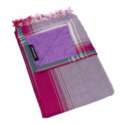 KIKOY : 2 EN 1 SERVIETTE + PAREO COLORIS Kir Cassis