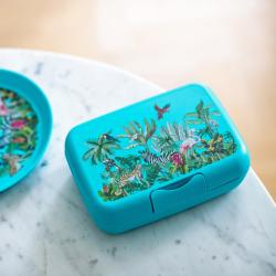 Boite CANDY L JUNGLE organic turquoise Koziol