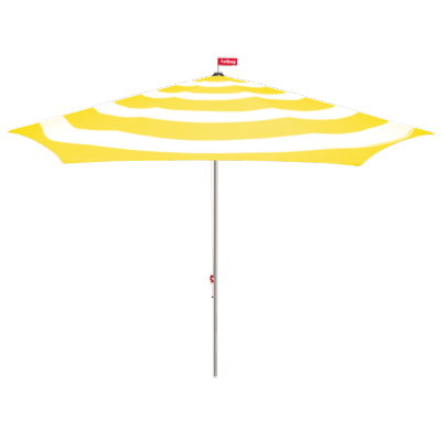 Parasol Ø350cm rayé Jaune/Blanc Fatboy