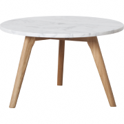 Table basse WHITE STONE L - 50x32 cm (Ø x H) - ZUIVER