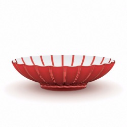 Centre De Table/Coupe À Fruits Rouge-Blanc - Guzzini