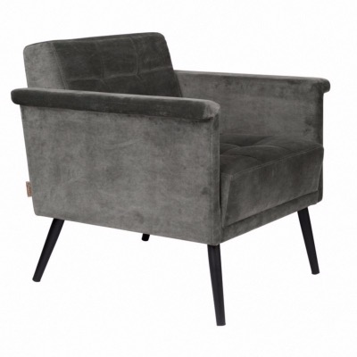 Fauteuil SIR WILLIAM vintage grey - DUTCHBONE