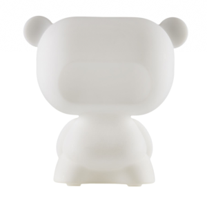 Lampe de table Pure / H 45 cm - blanc - Slide