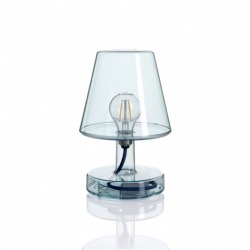 Lampe de table FATBOY® Transloetje bleu 25,5x16,5cm en polycarbonate 3 reglages d'intensite 