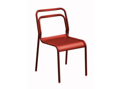 Chaise Eos empilable  - rouge - Océo