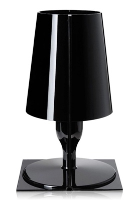 Lampe TAKE Noir Mat - Polycarbonate 2.0 teinté dans la masse Kartell