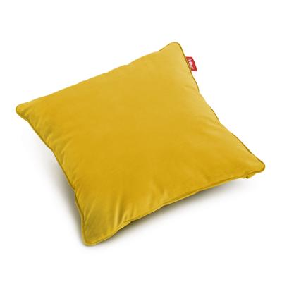 Coussin carré velours or recyclé  miel Fatboy