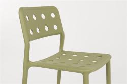 Chaise Serra Verte 53x41xH80 cm. Polypropylène Plastique