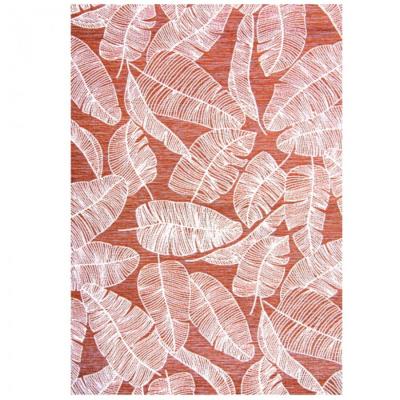 Tapis JUNGLE 200x290cm Brique 66% propylène, 22% polyester, 12% polyester coton, In/outdoor, Idaho