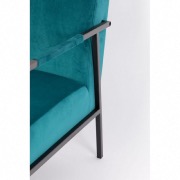 Fauteuil Lounge Wakasan coloris bleu