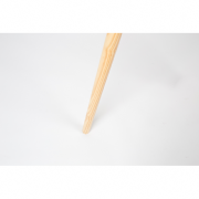 Porte-manteau PINNACLE en pin massif naturel & joint en acier blanc