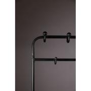 Porte-manteau LUCIUS, couleur noir, 104x41x182 cm