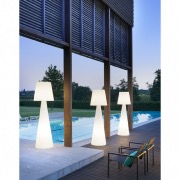 Lampe PIVOT blanche outdoor Ø60 x H200 cm