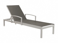 PAIRE D'ACCOUDOIRS THEMA, coloris BLANC en aluminum epoxy PROLOISIRS