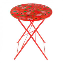 GARDEN PARADISE - TABLE PLIANTE GARDEN TABLE - COQUELICOTS Pylones