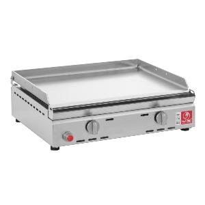 PLANCHA GAZ CHEF 55 EN INOX 304 - 2 FEUX - PLANET