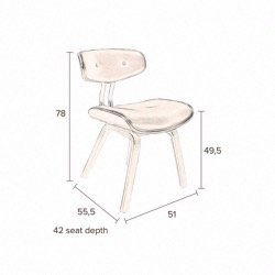 Chaise BLACKWOOD - DUTCHBONE