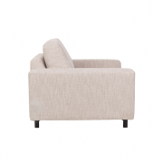 Fauteuil JEAN 1 place coloris latte (blanc-gris) - ZUIVER