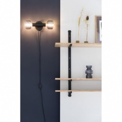 Ampoule HAZY WIDE SMOKE  Ø 12xH 14 cm Ampoule de verre E27 avec LED à filament 