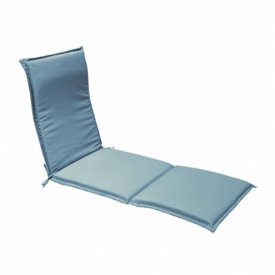 Coussin lit de soleil polyester 180gr coloris eau  190x60x4cm  