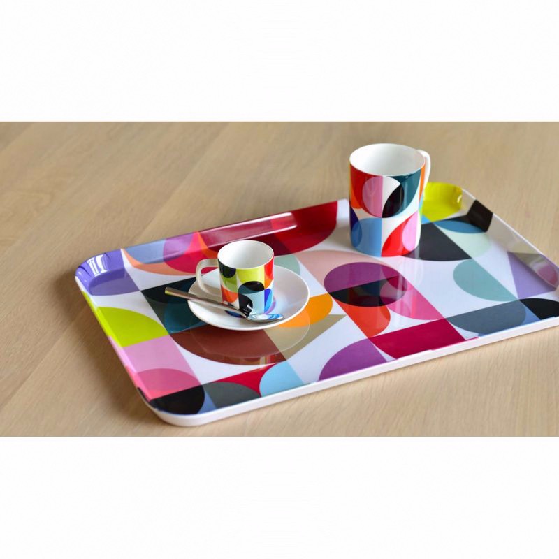 Plateau En Mélamine Lorenzo 33x22cm - Design Coloré Remember